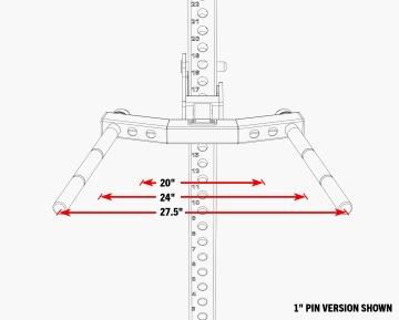 Mutant Metals Ultimate Dip Attachment (UDA) | Rogue Fitness